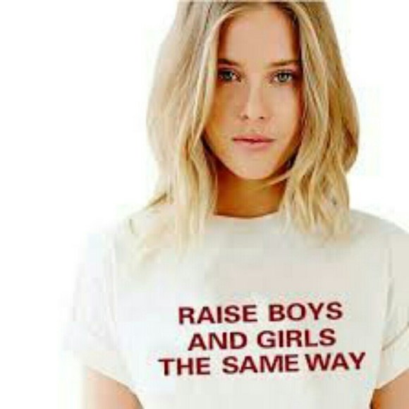 Raise Boys and Girls The Same Tee Shirt Top Boho - Picture 3 of 9